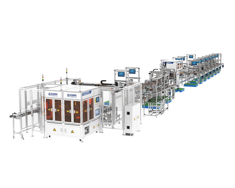 Soft pack battery production line